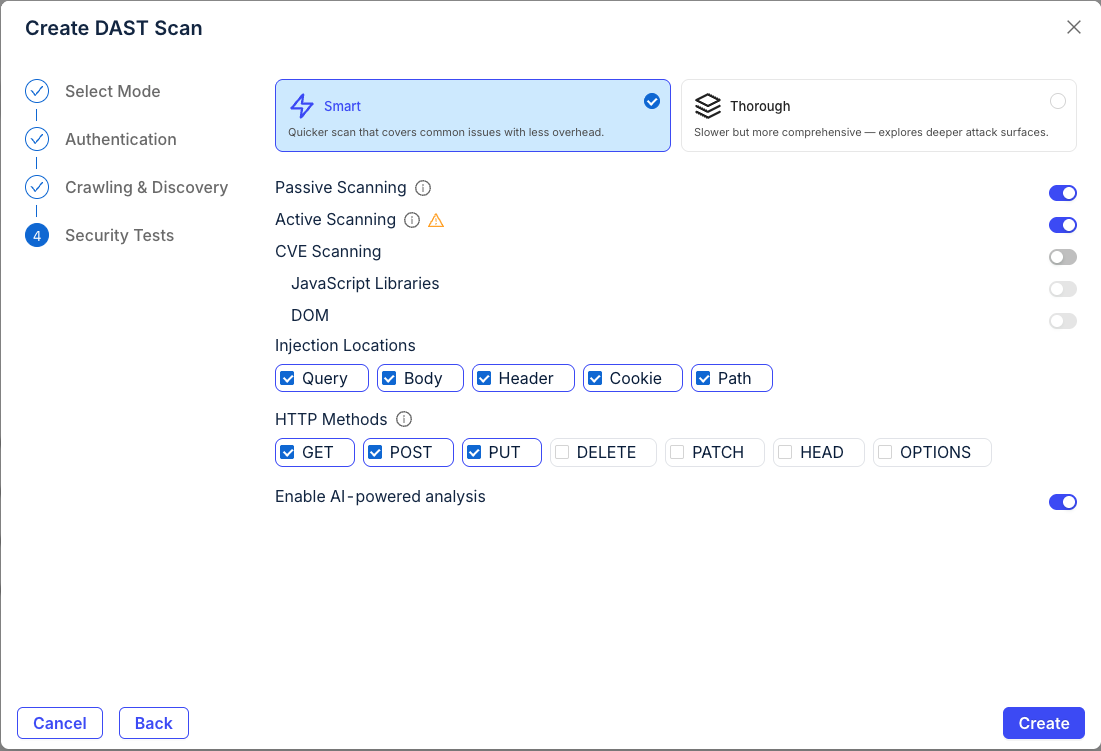 Step 4: Security Tests