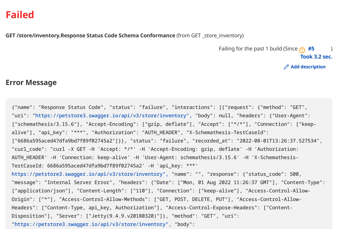 JUnit Build Detail-2