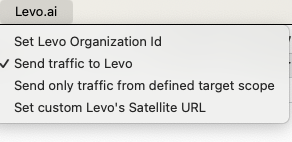 Enable traffic setting